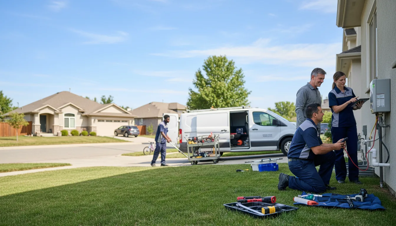Tankless water heater service in Cranberry Township, PA